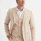 Abito uomo tre pezzi beige