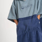 Poncho Surf Blu Tramonto in Cotone Biologico