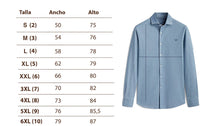 Camicia in garza di cotone bianca