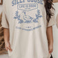 T-shirt oversize con grafica Silly Goose