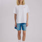 T-shirt bianca con ricamo “Negroni, please”