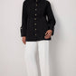 Camicia in viscosa con polsini ampi