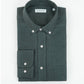 Camicia in flanella su misura verde muschio