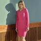 Abito in maglia con zip