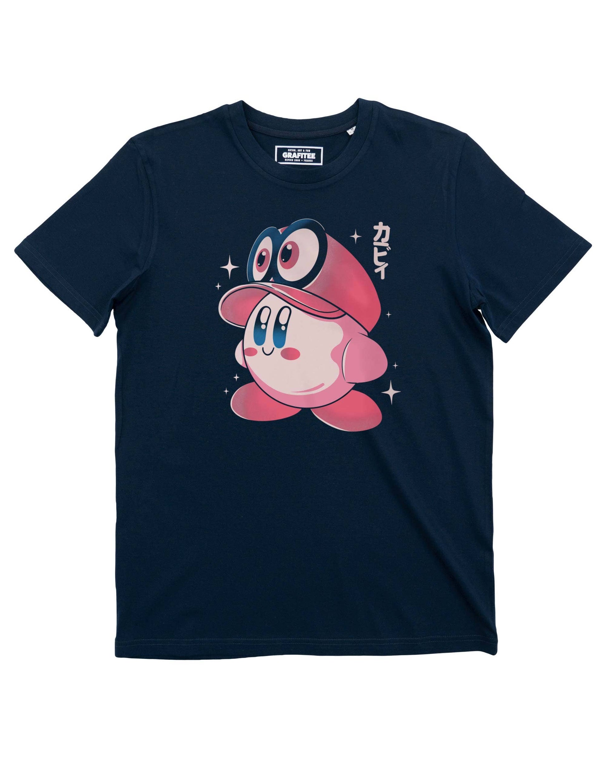 T-shirt Kirby Giappone con stampa grafica
