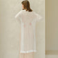 Cardigan maxi all’uncinetto in cotone