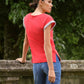 T-shirt Donna Love Story Ricamata
