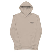 Felpa con cappuccio unisex in cotone biologico personalizzabile con ricamo