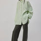 Camicia oversize in raso