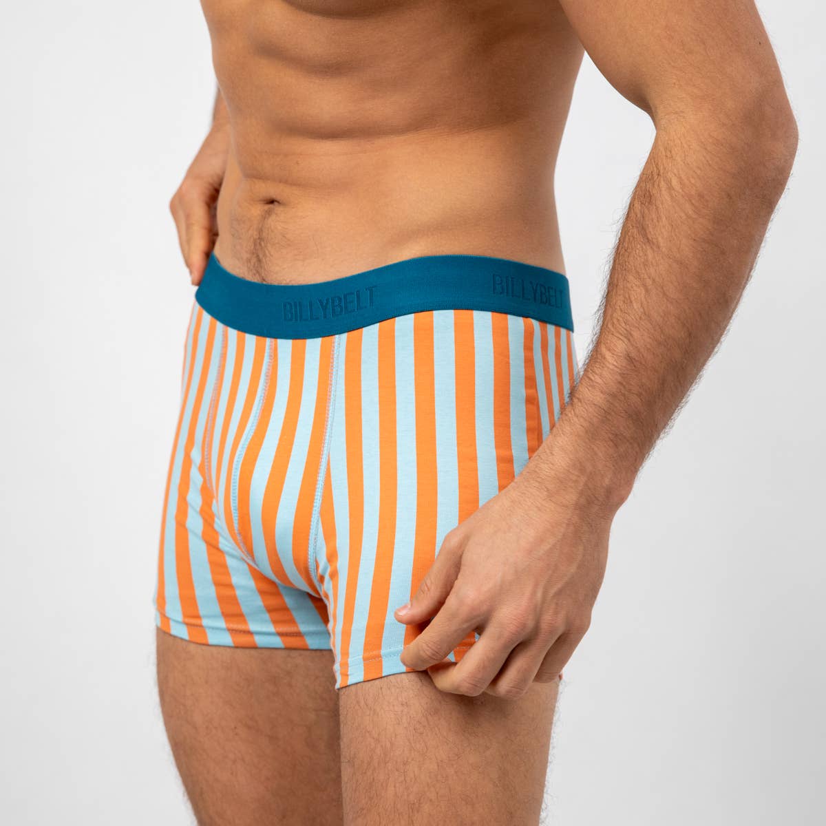 Boxer in cotone biologico a righe Riviera