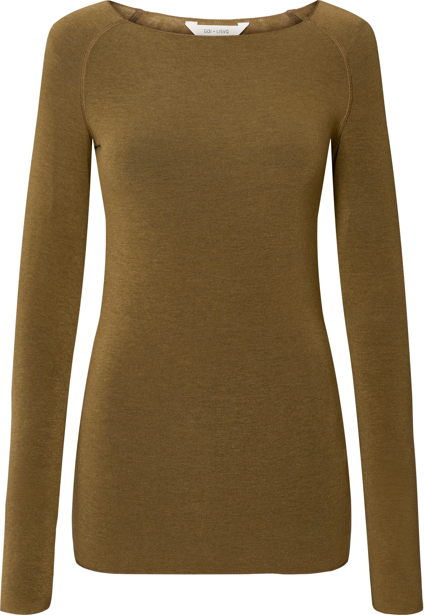Maglia Amalie in misto lana con scollo a barca