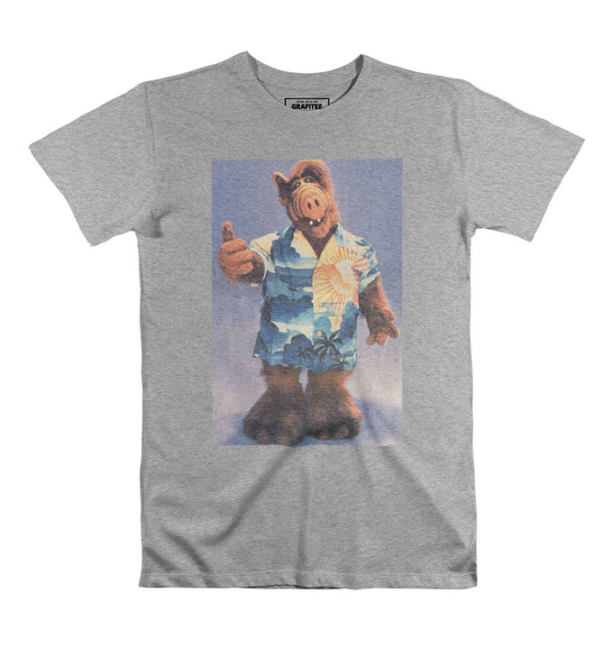 T-shirt unisex vintage anni ’80 ALF Hawaii in cotone biologico