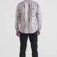 Camicia comfort a fantasia geometrica da uomo