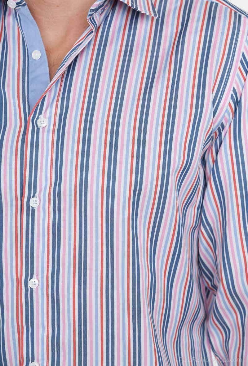 Camicia comoda a righe