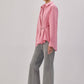 Camicia in popeline con accessori in metallo