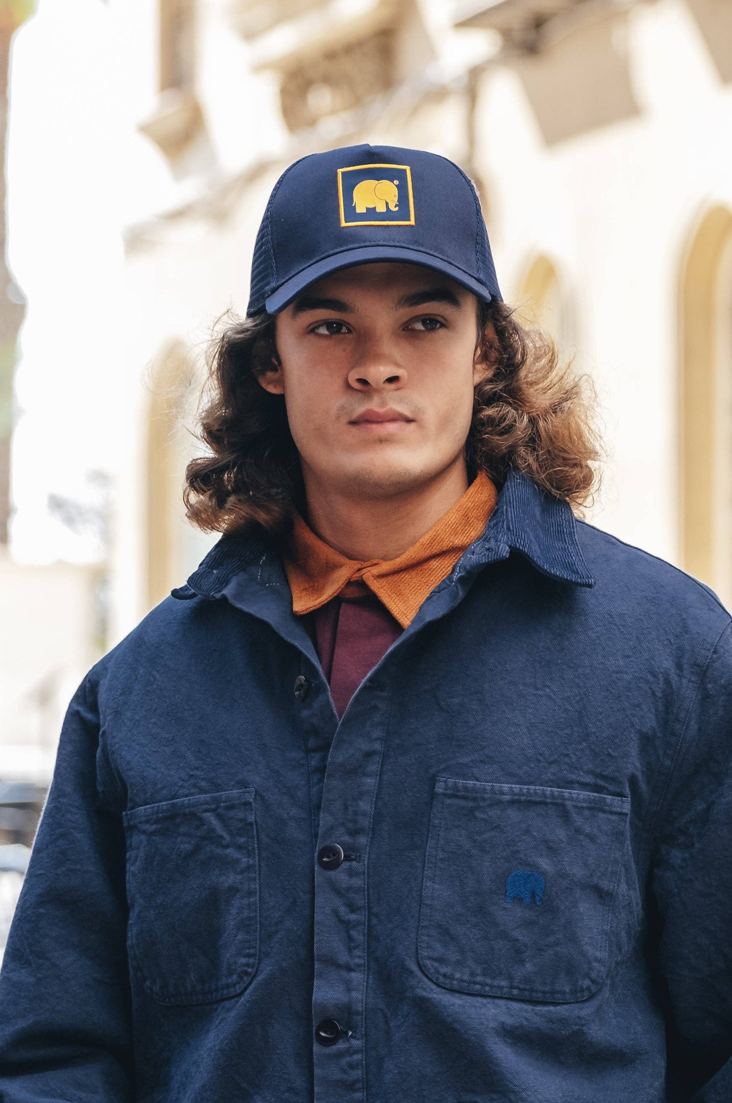 Cappellino Trucker Tonal Blu Navy