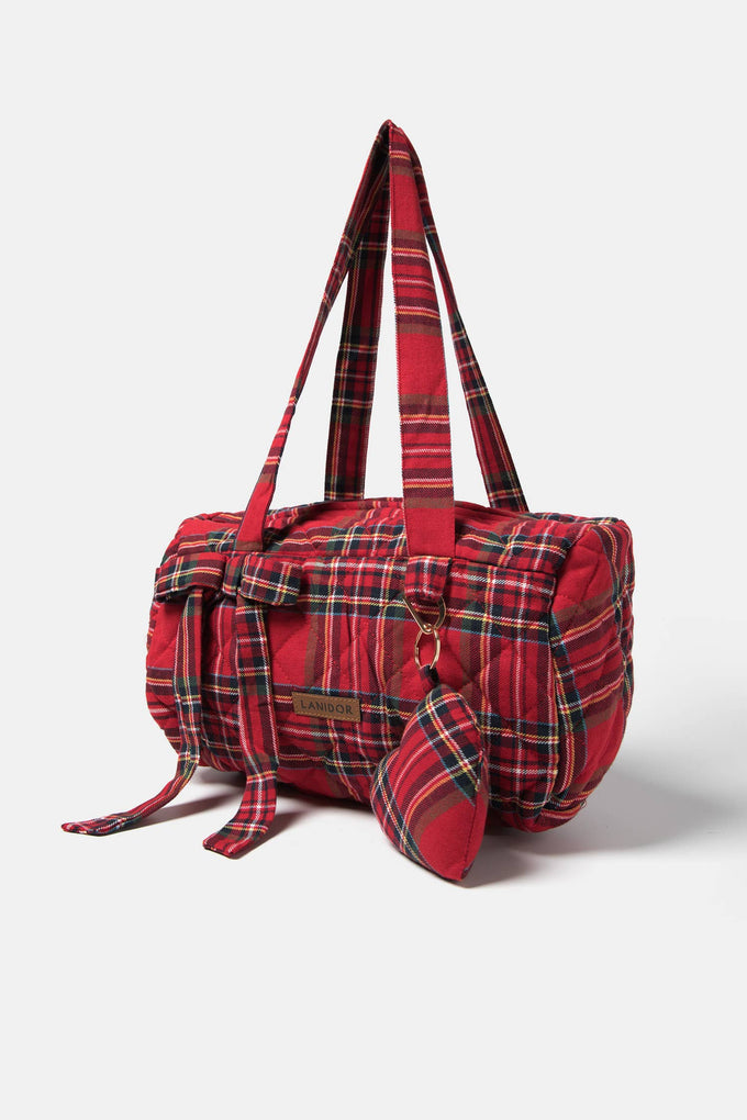 Borsa trapuntata tartan