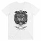 T-shirt Cosmic Tiger vintage con stampa tigre tattoo