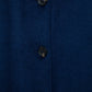 Cappotto lungo minimal blu navy