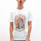 T-shirt Kaiju Fighter con stampa mostro giapponese