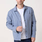 Giacca Chill blu pallido da uomo in twill di cotone