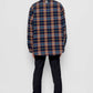 Giacca imbottita tartan con cappuccio rimovibile