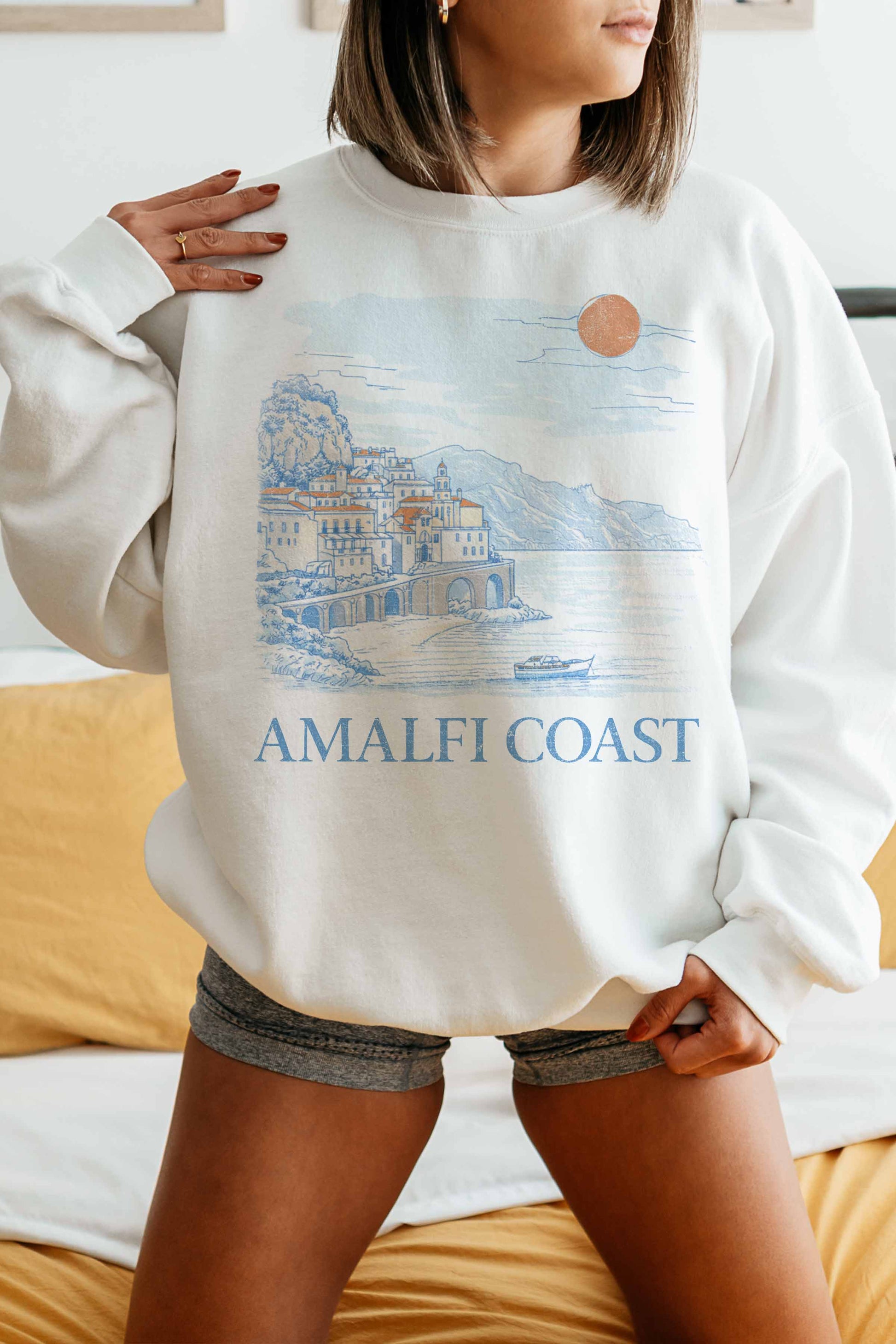 Felpa oversize Amalfi Coast