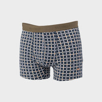 Boxer in cotone biologico a quadri stile retrò