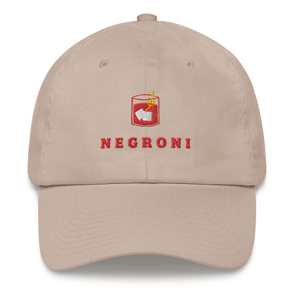 Cappellino da baseball Negroni con ricamo
