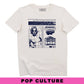 T-shirt unisex in cotone biologico con stampa pop culture