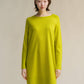 Abito midi girocollo in lana merino extrafine
