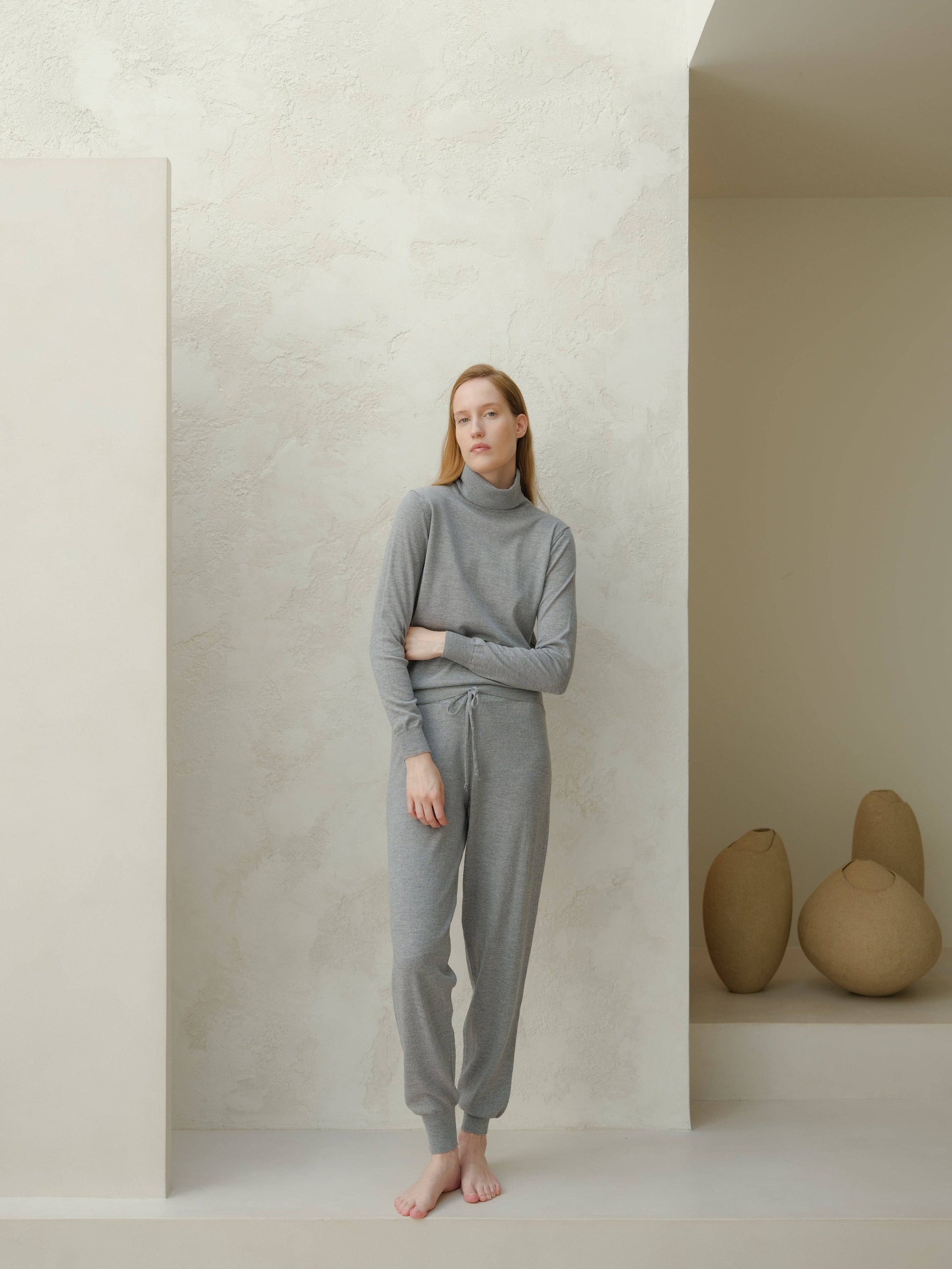 Maglione dolcevita in lana merino extra fine