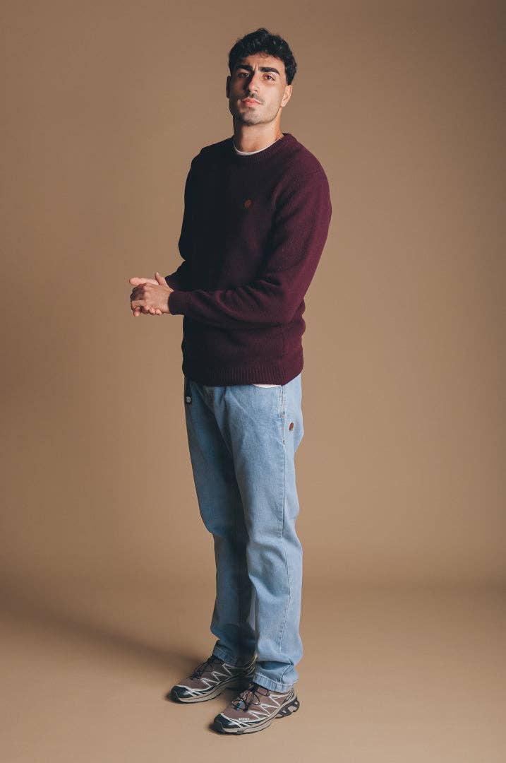 Pantaloni da arrampicata in denim riciclato lavaggio chiaro