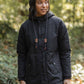 Parka Sequoia in cotone cerato nero