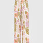 Pantaloni Phoebe flare a vita alta ecru