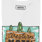 T-shirt Western Motel con grafica western