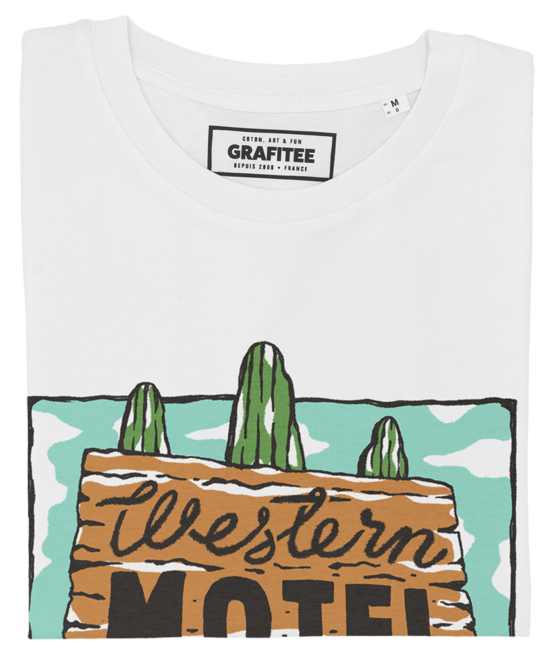T-shirt Western Motel con grafica western