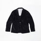 Giacca da completo in velluto a coste blu navy
