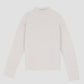 Maglione oversize in maglia calda écru