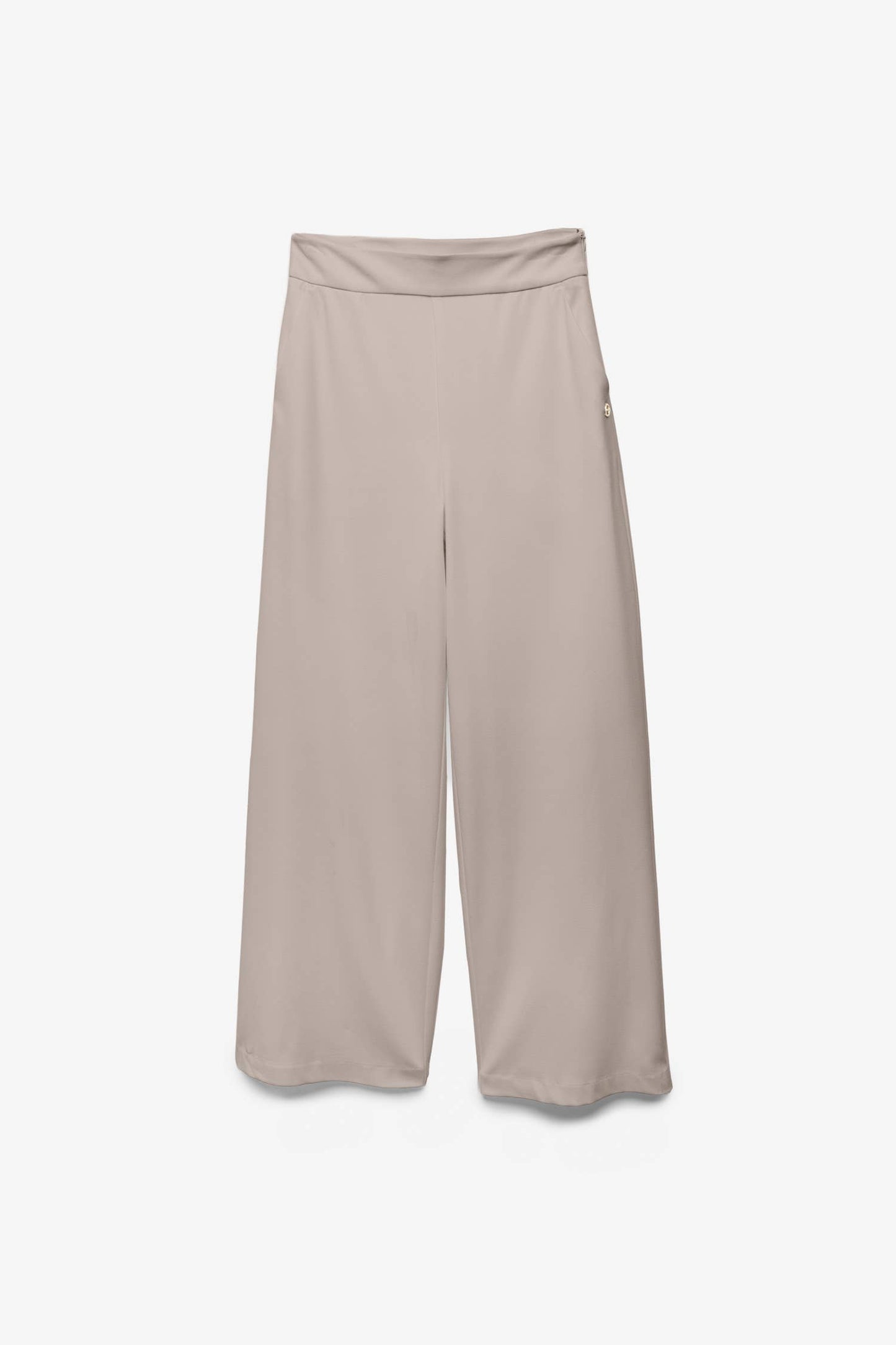 Pantaloni a Gamba Larga con Tasche Laterali