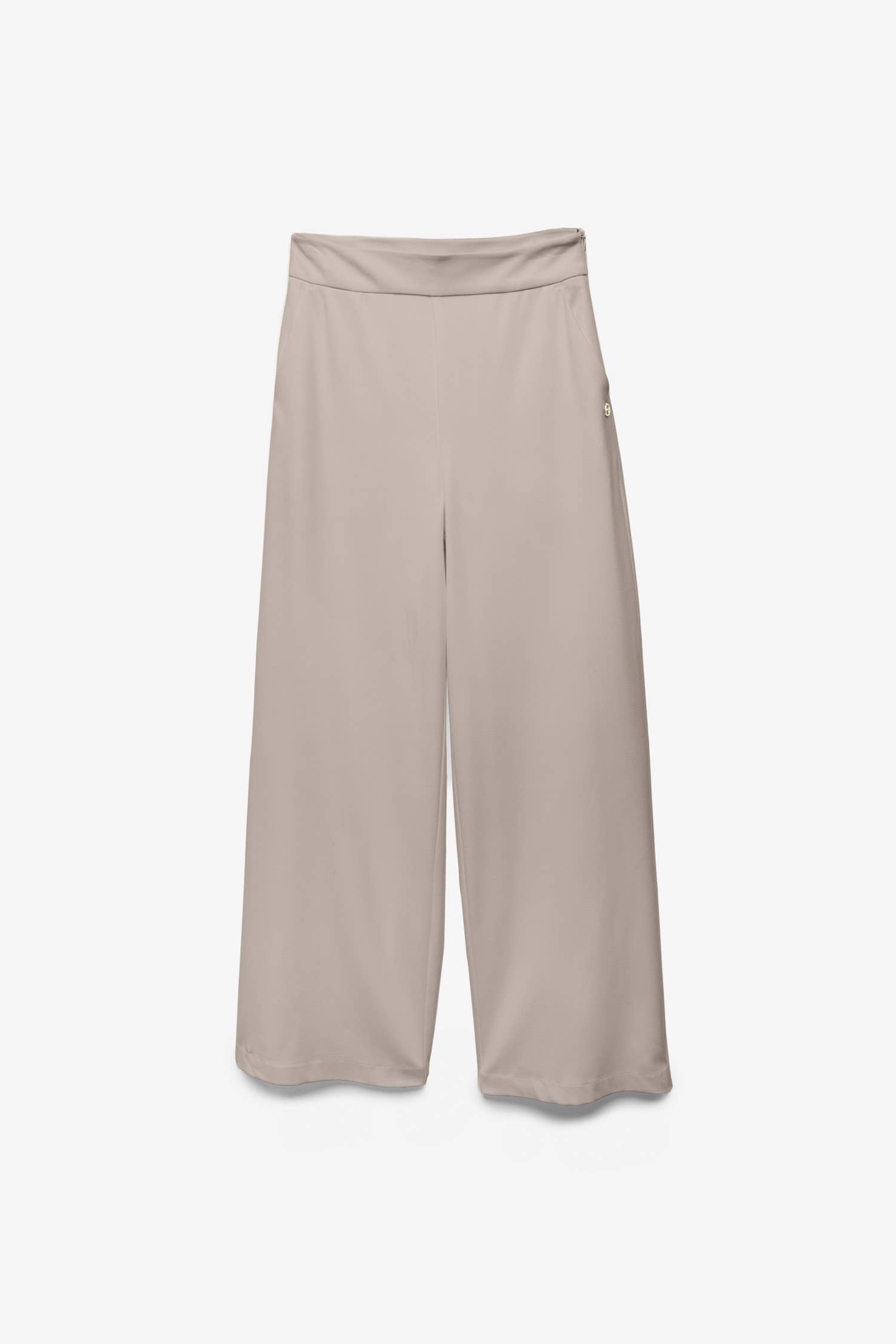 Pantaloni a Gamba Larga con Tasche Laterali