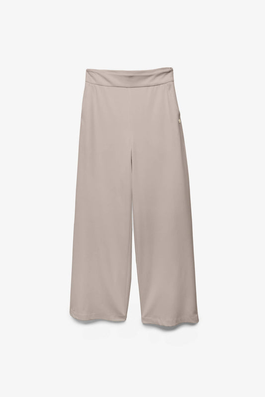 Pantaloni a Gamba Larga con Tasche Laterali
