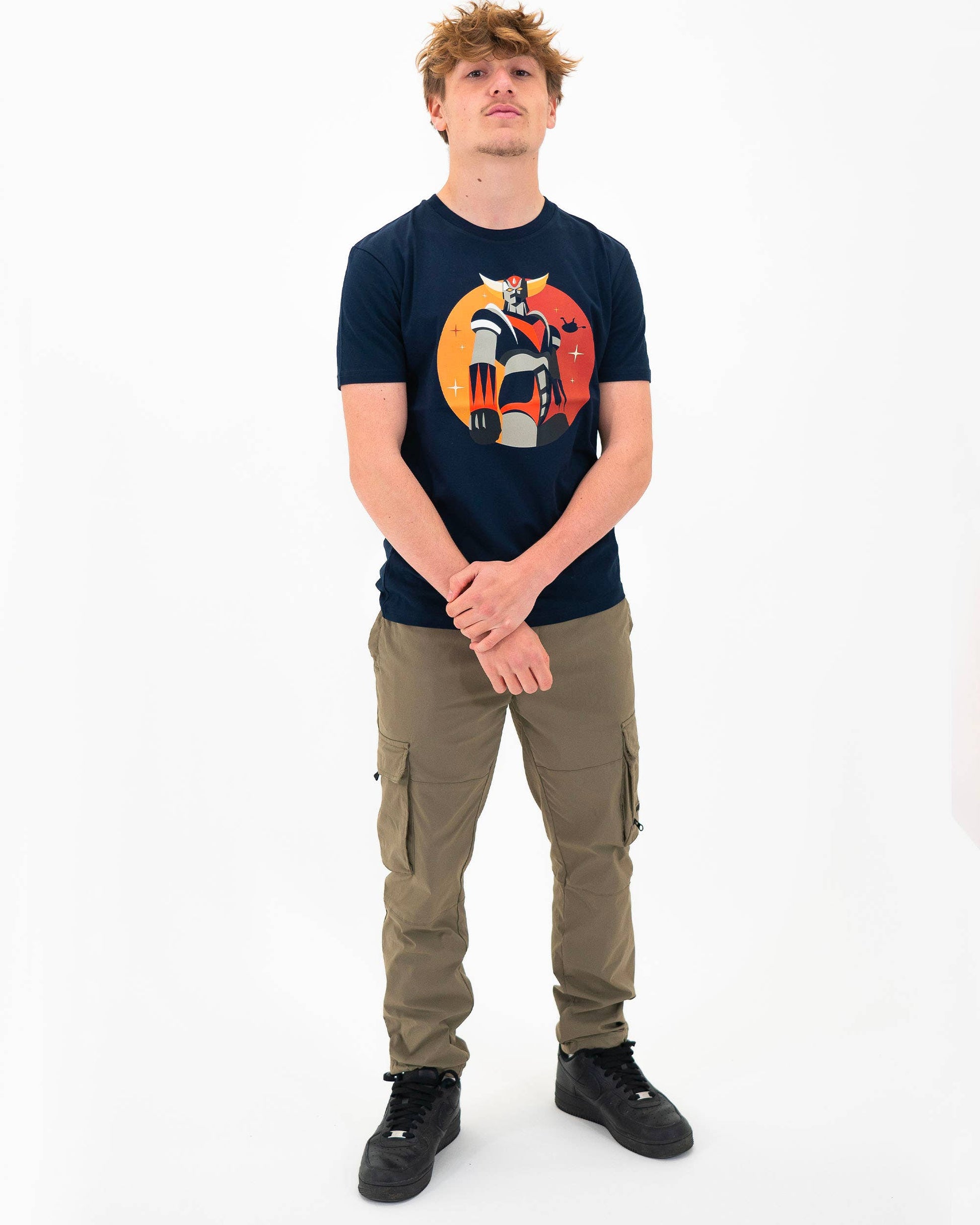 T-shirt unisex Goldrake con stampa robot