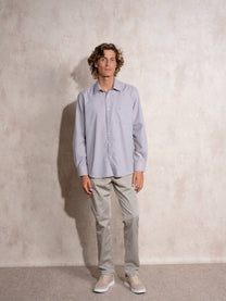 Camicia Oxford uomo in cotone misto