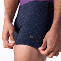 Boxer in cotone biologico con stampa piranha