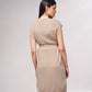 Gilet lungo in rete metallica con cintura
