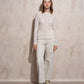 Blusa in pizzo elasticizzato