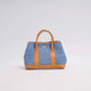Borsa a mano effetto denim con tracolla