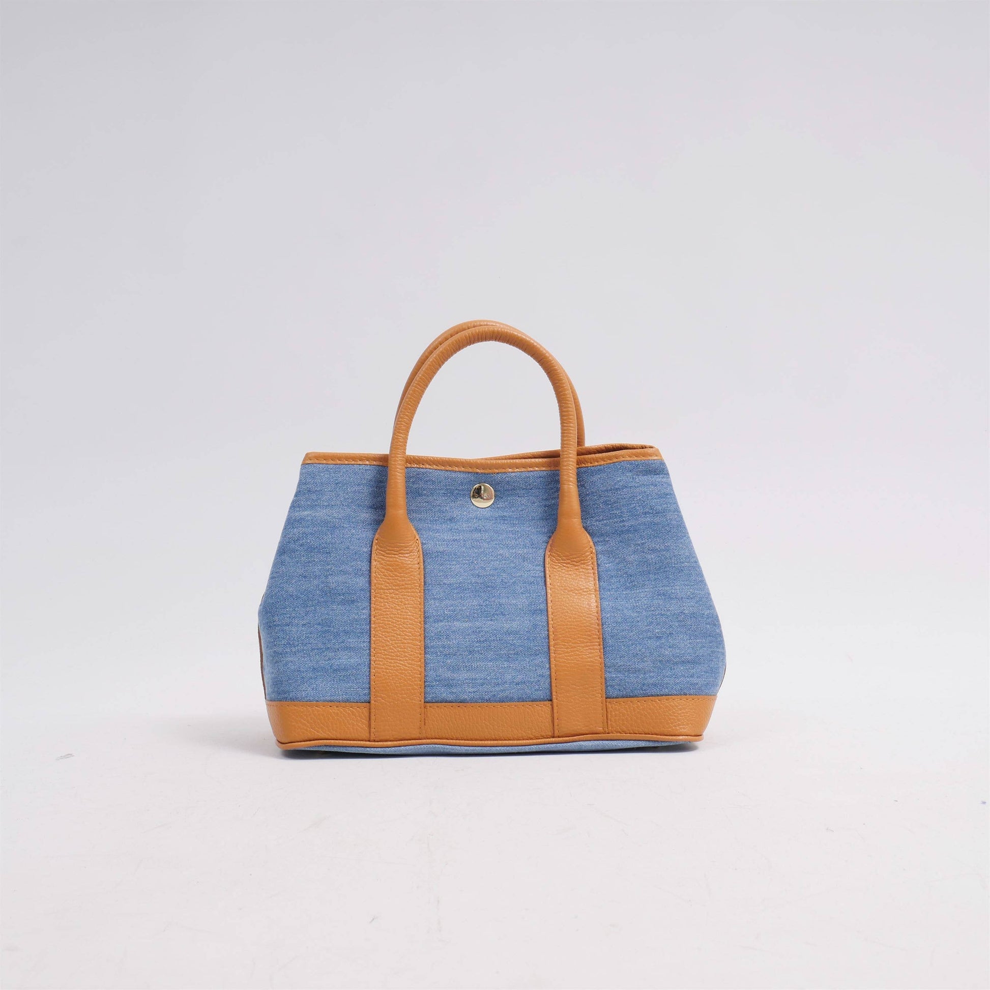 Borsa a mano effetto denim con tracolla