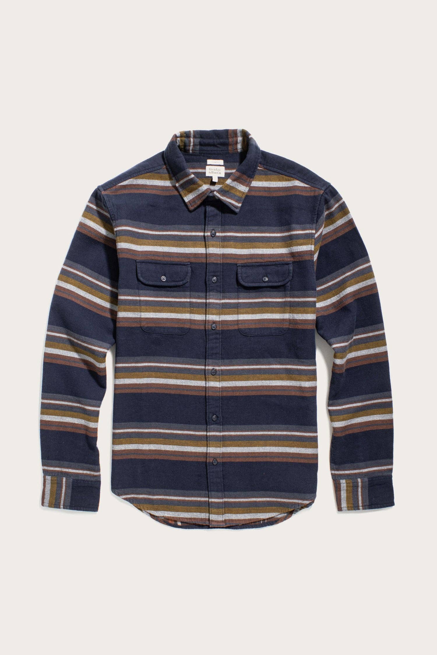 Camicia slim a righe costiere